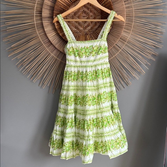 Alemais green minidress size 6 - Picture 5 of 7